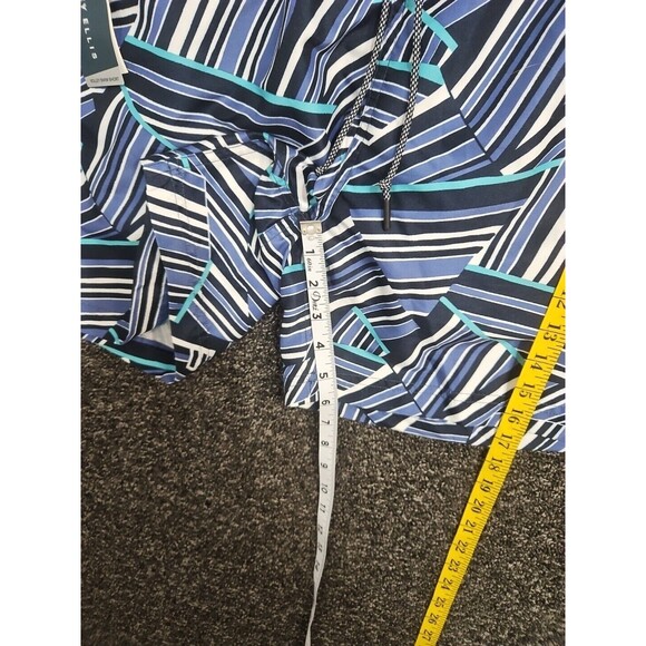 RedSand Perry Ellis Swim Trunks Men's Size Large Shorts Blue  Pockets NWT (STAIN - Picture 4 of 7